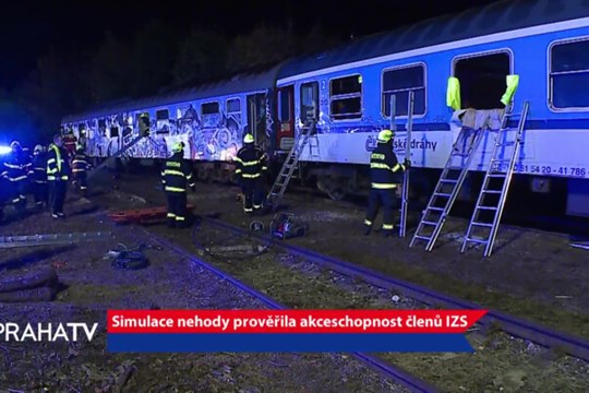 Simulace nehody prověřila akceschopnost členů IZS