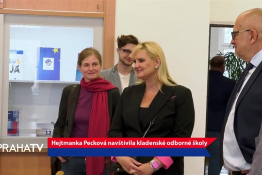 Hejtmanka Pecková navštívila kladenské odborné školy