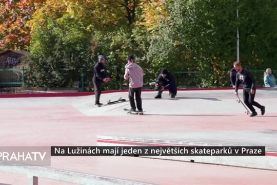 Na Lužinách mají jeden z největších skateparků v Praze