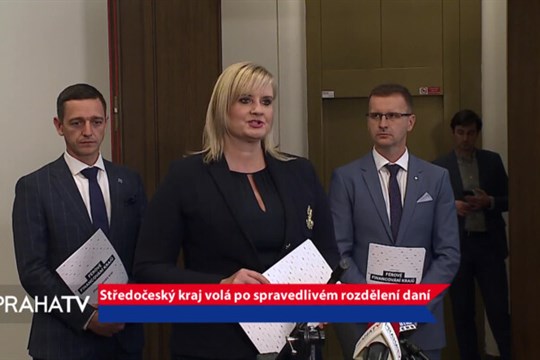 Středočeský kraj volá po spravedlivém rozdělení daní