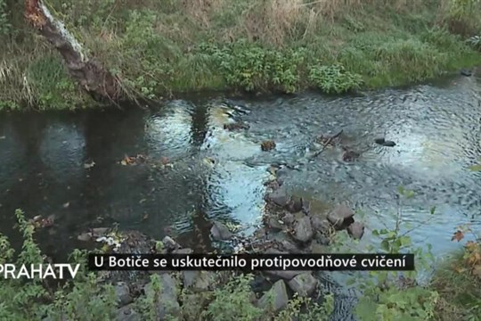 U Botiče se uskutečnilo protipovodňové cvičení