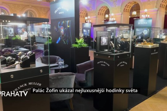 Palác Žofín ukázal nejluxusnější hodinky světa