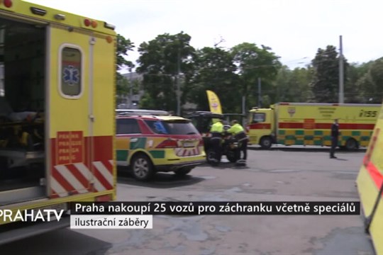 Praha nakoupí 25 vozů pro záchranku včetně speciálů