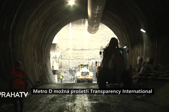 Metro D možná prošetří Transparency International