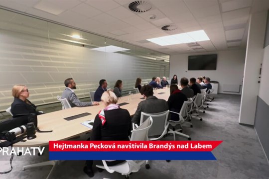 Hejtmanka Pecková navštívila Brandýs nad Labem