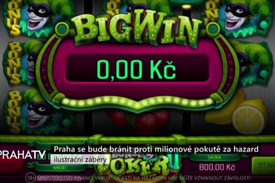 Praha se bude bránit proti milionové pokutě za hazard