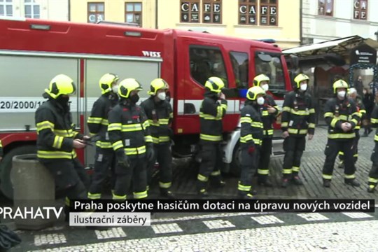 Praha poskytne hasičům dotaci na úpravu nových vozidel