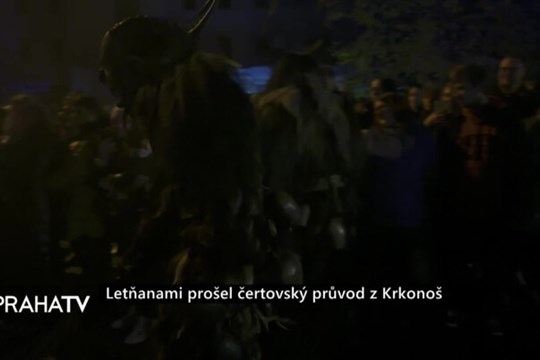 Letňanami prošel čertovský průvod z Krkonoš