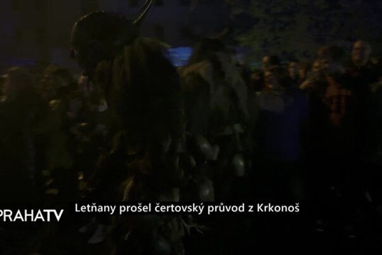 Letňany prošel čertovský průvod z Krkonoš