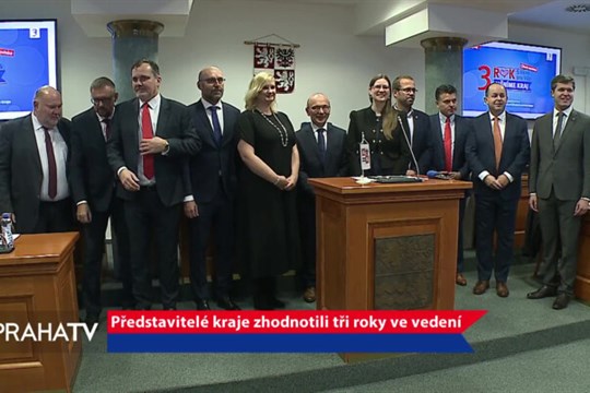 Představitelé kraje zhodnotili tři roky ve vedení