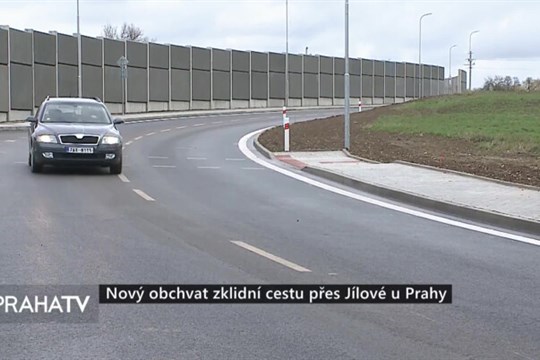 Nový obchvat zklidní cestu přes Jílové u Prahy
