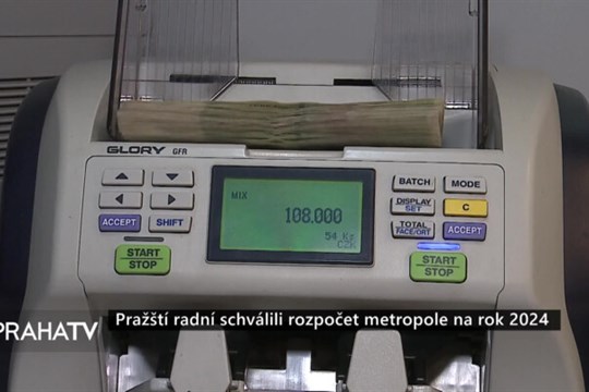 Pražští radní schválili rozpočet metropole na rok 2024