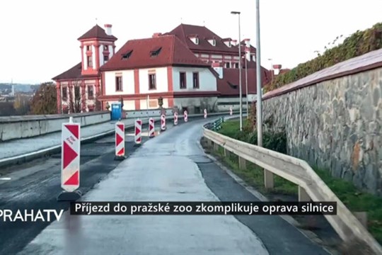 Příjezd do pražské zoo zkomplikuje oprava silnice
