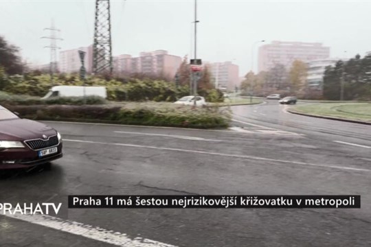 Praha 11 má šestou nejrizikovější křižovatku v metropoli