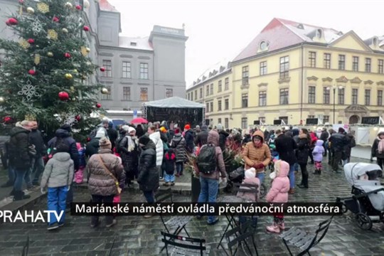 Mariánské náměstí ovládla předvánoční atmosféra