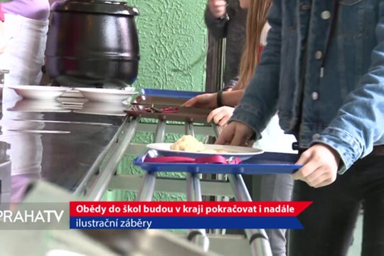 Obědy do škol budou v kraji pokračovat i nadále