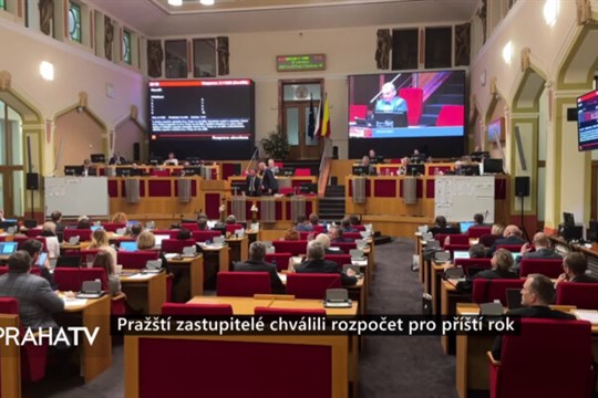 Pražští zastupitelé chválili rozpočet pro příští rok