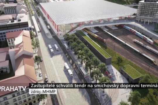 Zastupitelé schválili tendr na smíchovský dopravní terminál