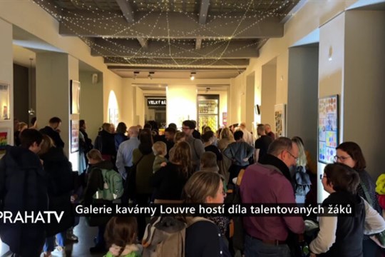 Galerie kavárny Louvre hostí díla talentovaných žáků