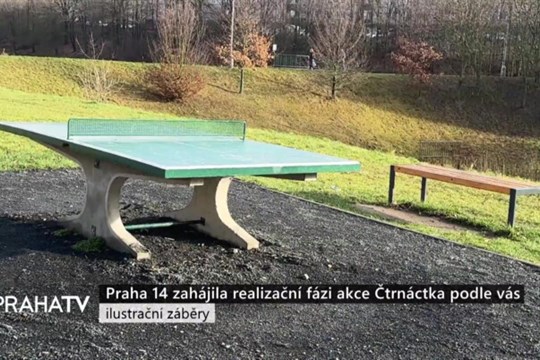 Praha 14 zahájila realizační fázi akce Čtrnáctka podle vás