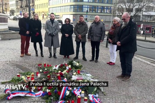 Praha 1 uctila památku Jana Palacha