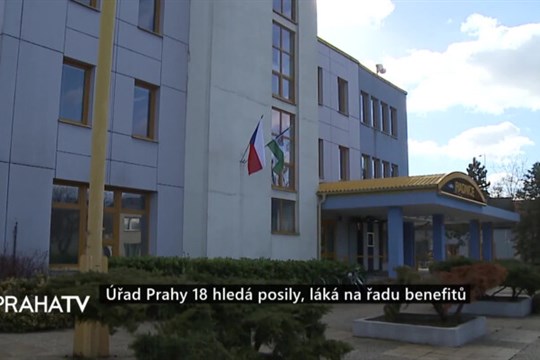 Úřad Prahy 18 hledá posily, láká na řadu benefitů