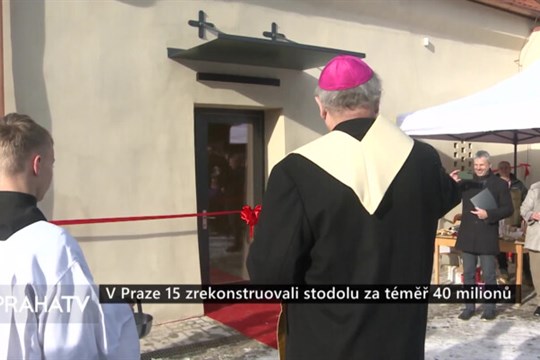V Praze 15 zrekonstruovali stodolu za téměř 40 milionů