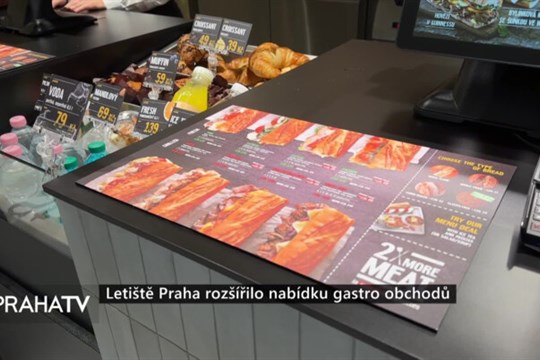 Letiště Praha rozšířilo nabídku gastro obchodů