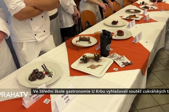 Ve Střední škole gastronomie U Krbu vyhlašovali soutěž cukrářských talentů