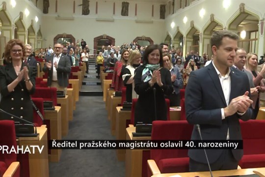 Ředitel pražského magistrátu oslavil 40. narozeniny