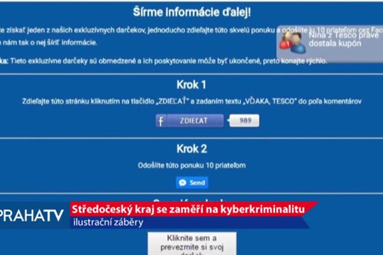 Středočeský kraj se letos zaměří na kyberkriminalitu