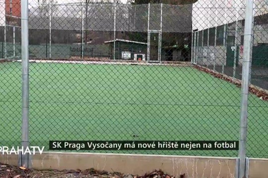 SK Praga Vysočany má nové hřiště nejen na fotbal