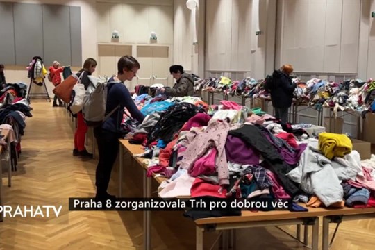 Praha 8 zorganizovala Trh pro dobrou věc
