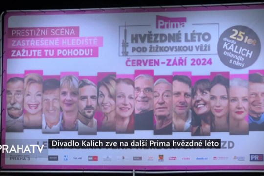 Divadlo Kalich zve na další Prima hvězdné léto