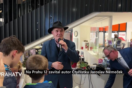 Na Prahu 12 zavítal autor Čtyřlístku Jaroslav Němeček