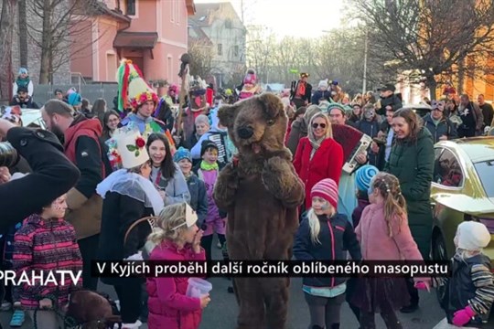 V Kyjích proběhl další ročník oblíbeného masopustu