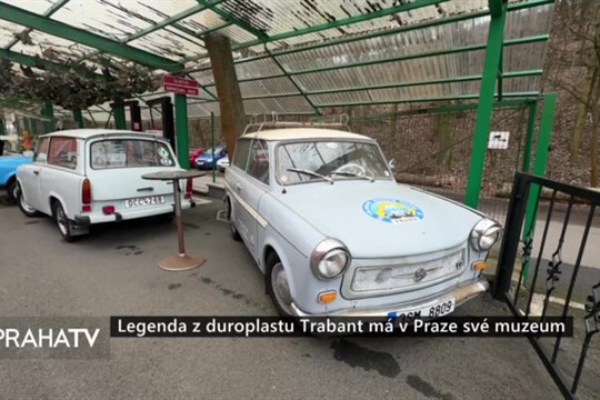 Legenda z duroplastu Trabant má v Praze své muzeum