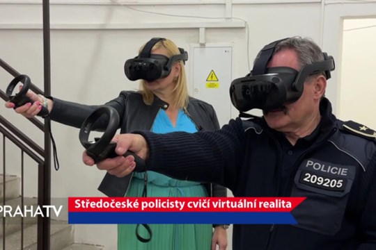 Středočeské policisty cvičí virtuální realita