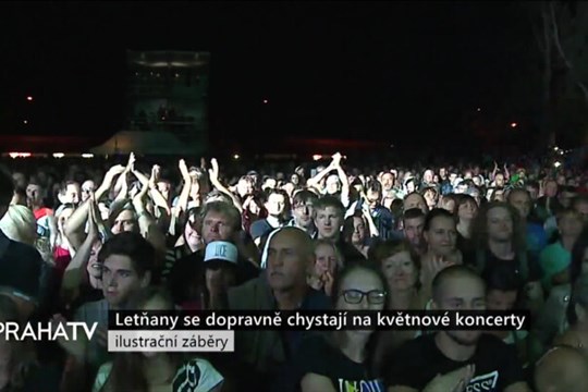 Letňany se dopravně chystají na květnové koncerty