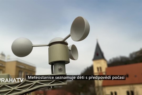 Meteostanice seznamuje děti s předpovědí počasí