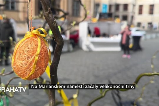 Na Mariánském náměstí začaly velikonoční trhy