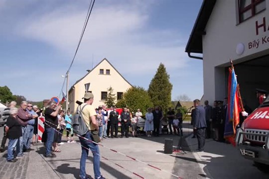 V Bílém Kostele mají zrekonstruovanou hasičárnu