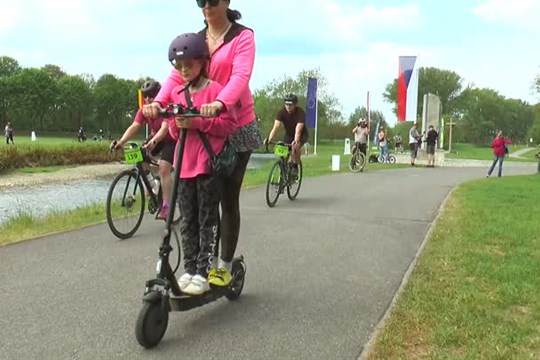 Hrádek hostil mezinárodní cyklistický závod
