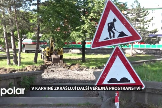 V Karviné zkrášlují další veřejná prostranství, proměnou projde několik míst ve městě