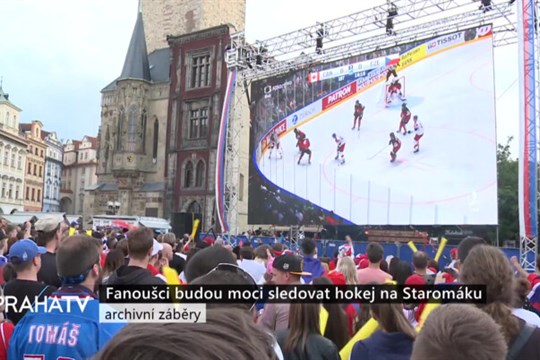 Fanoušci budou moci sledovat hokej na Staromáku