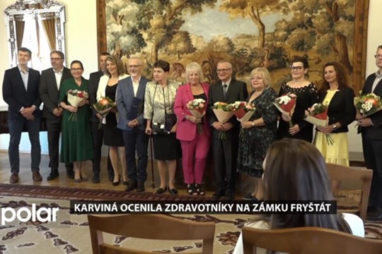 Karviná už potřetí ocenila zdravotníky na zámku Fryštát