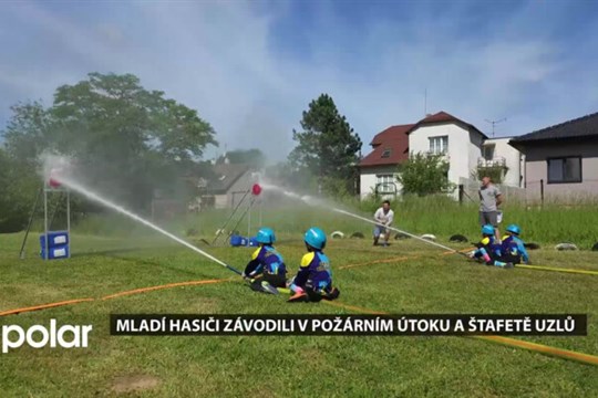 Mladí hasiči závodili v Havířově  v požárním útoku a štafetě uzlů