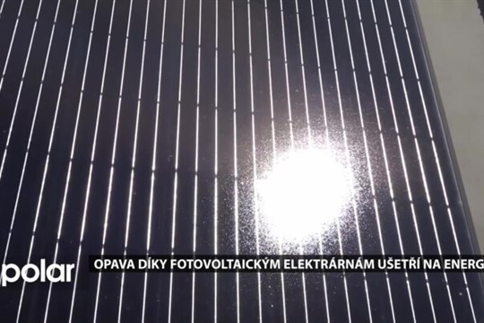 Opava ušetří miliony na energiích díky fotovoltaickým elektrárnám na střechách škol a MDPO