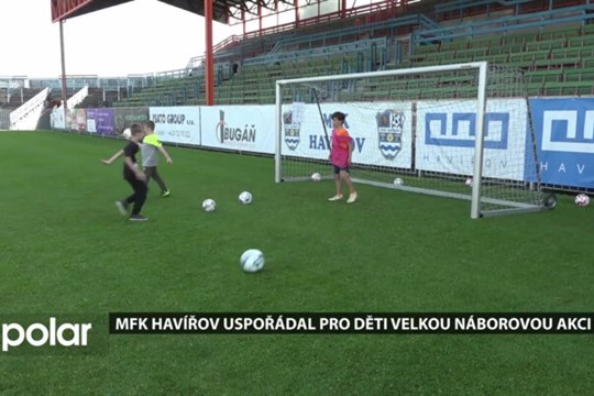 MFK Havířov uspořádal pro děti velkou náborovou akci