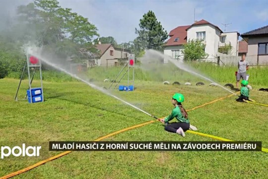 Mladí hasiči z Horní Suché měli na závodech premiéru, obsadili krásné páté místo